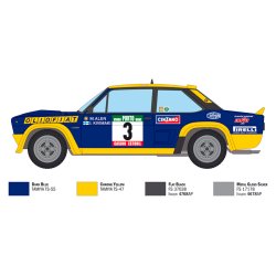 Italeri 1:24 Fiat 131 Abarth Rally OLIO FIAT - Modelbil