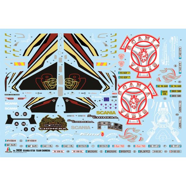 Italeri Scania R730 Streamline Chimera - 1:24