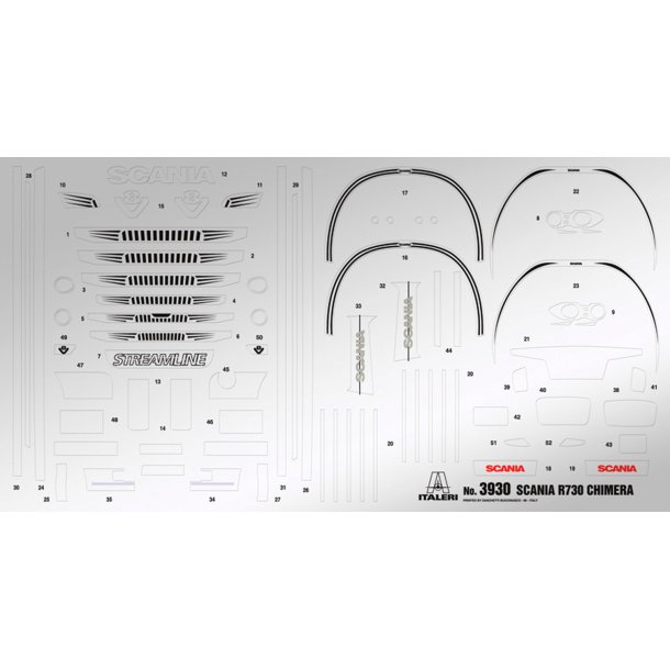 Italeri Scania R730 Streamline Chimera - 1:24