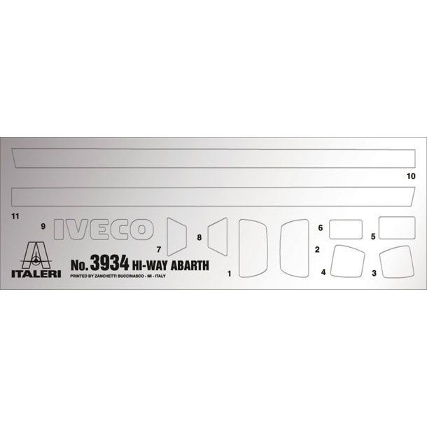 Italeri Iveco E5 Hi-Way Abarth - 1:24
