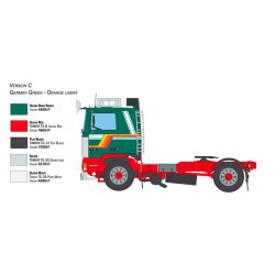 Italeri 1:24 Volvo F12 Intercooler m. tilbehr - Modellastbil