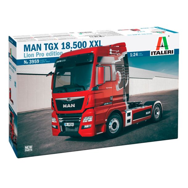 Italeri 1:24 MAN TGX 18.500 XXL Lion Pro Edition - modelllastbil