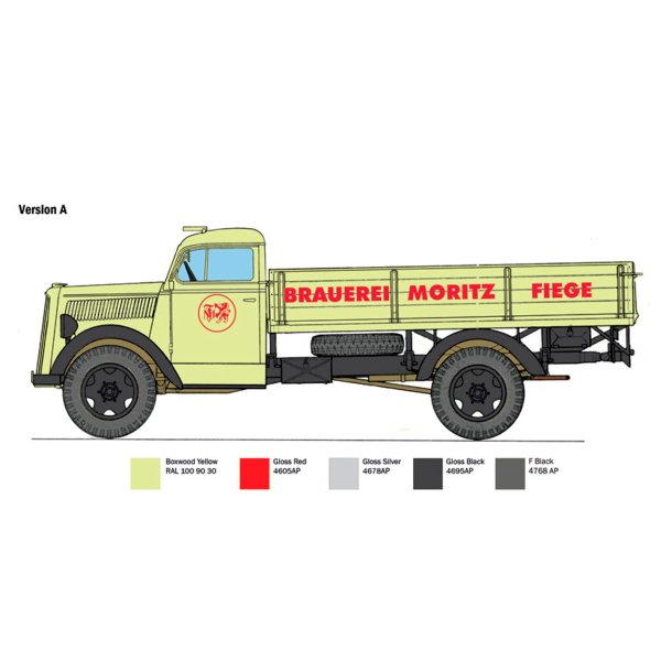 Italeri 1:24 Opel Blitz classic truck - Modelbil
