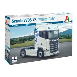 Italeri 1:24 Scania 770 S V8 White Cab - Modellastbil