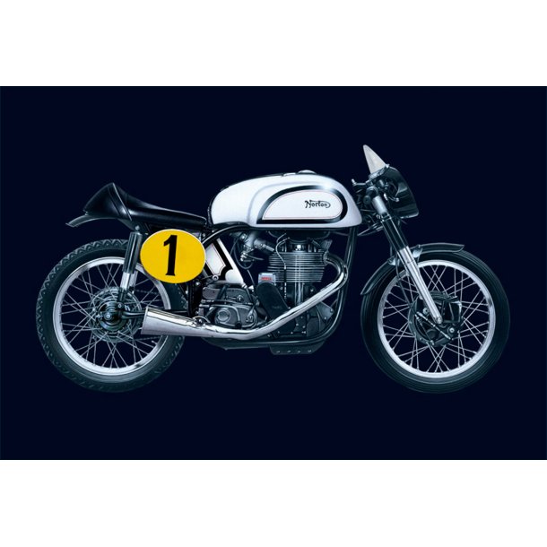 Italeri 1:9 Norton Manx 500cc 1951 - Modell motorcykel