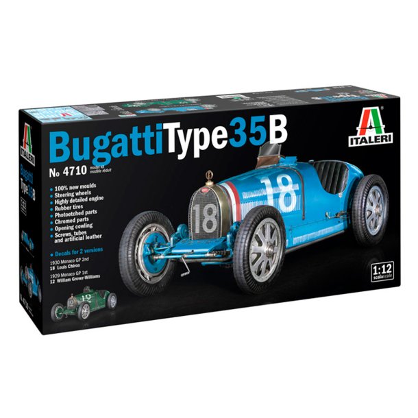 Italeri 1:12 Bugatti Type 35B - Modellbil