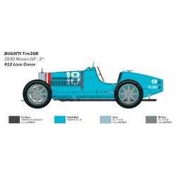 Italeri 1:12 Bugatti Type 35B - Modelbil