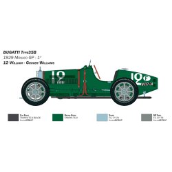 Italeri 1:12 Bugatti Type 35B - Modelbil