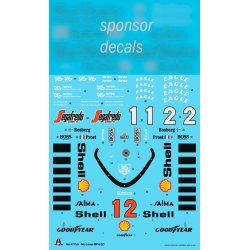 Italeri 1:12 McLaren MP4/2C Prost-Rosberg - Modelbil