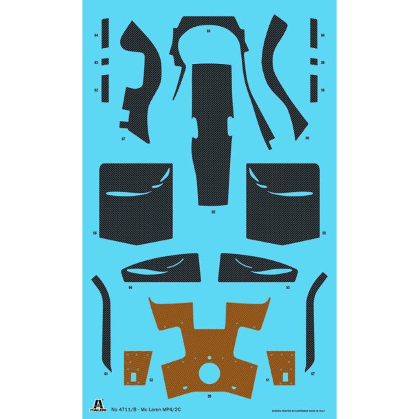 Italeri 1:12 McLaren MP4/2C Prost-Rosberg - Modelbil