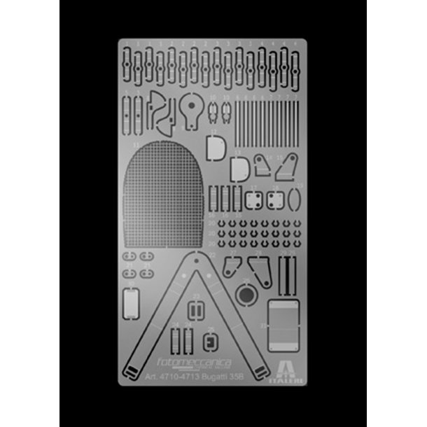 Italeri 1:12 Bugatti Type 35B Roadster - Modelbil