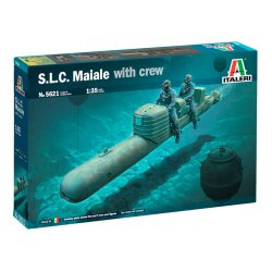 Italeri 1:35 S.L.C Maiale m. bestning - Modelskib