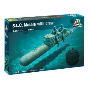 Italeri 1:35 S.L.C Maiale m. bestning - Modelskib