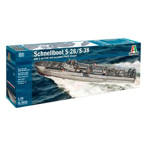 Italeri 1:35 Schnellboot S-26/S-38 - Modelskib