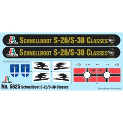Italeri 1:35 Schnellboot S-26/S-38 - Modelskib