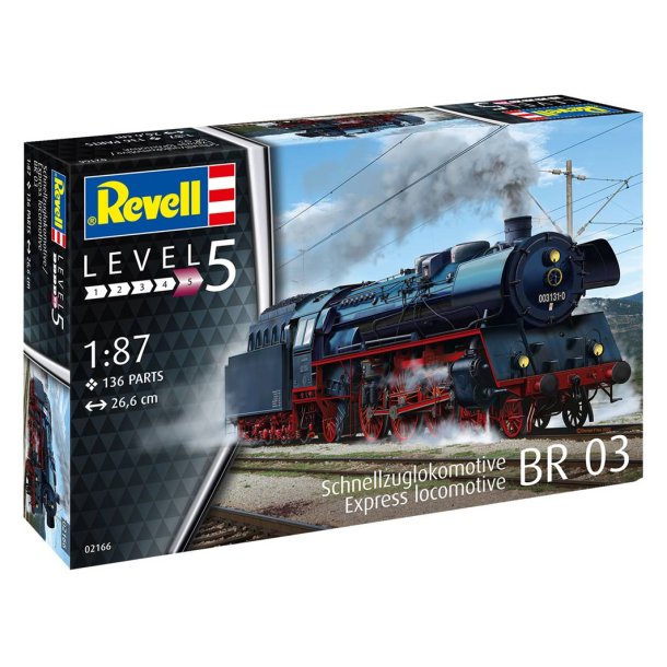 Revell Express locomotive BR 03 m. tender - 1:87 modeltog