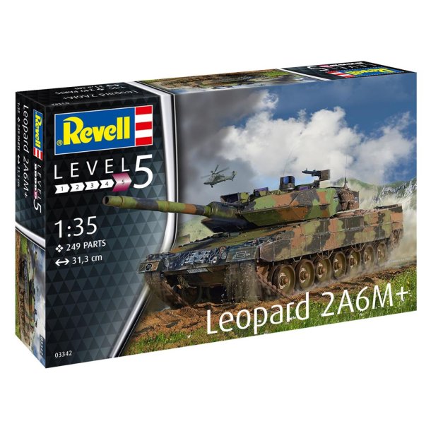 Revell Leopard 2 A6M+ 1:35 modelkampvogn
