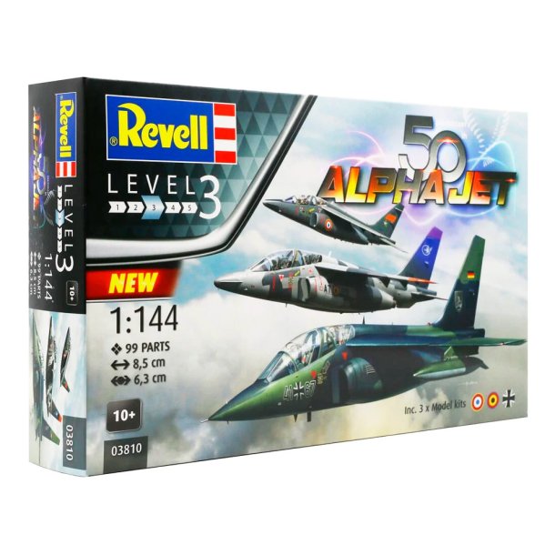 Revell Alpha Jet, 50th Anniversary 1:144 modellflygplan