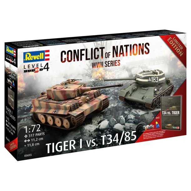 Revell Conflict of Nations Series WWII set - 1:72 modell tank