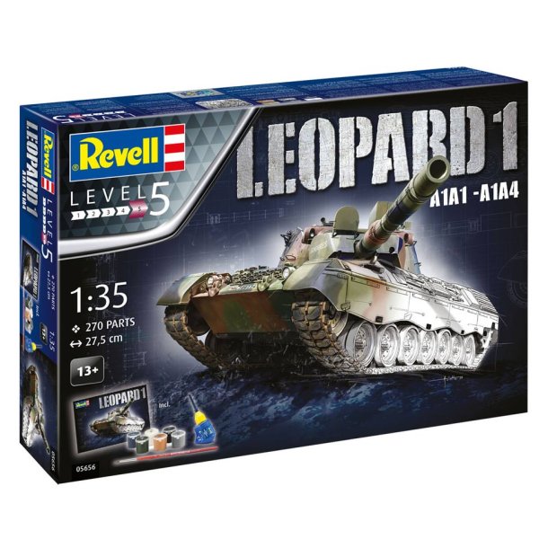 Revell Leopard 1 A1A1-A1A5 modelkampvogn - 1:35 Med lim og maling