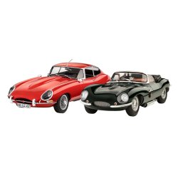Revell gavest Jaguar 100th Anniversary modelbil 1:24 - Med lim og maling