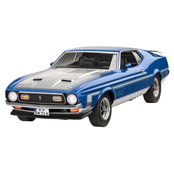 Revell 71 Mustang Boss 351 modelbil - Med lim og maling