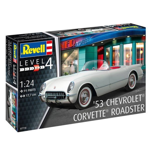 Revell 1953 Corvette Roadster 1:24 - modelbil