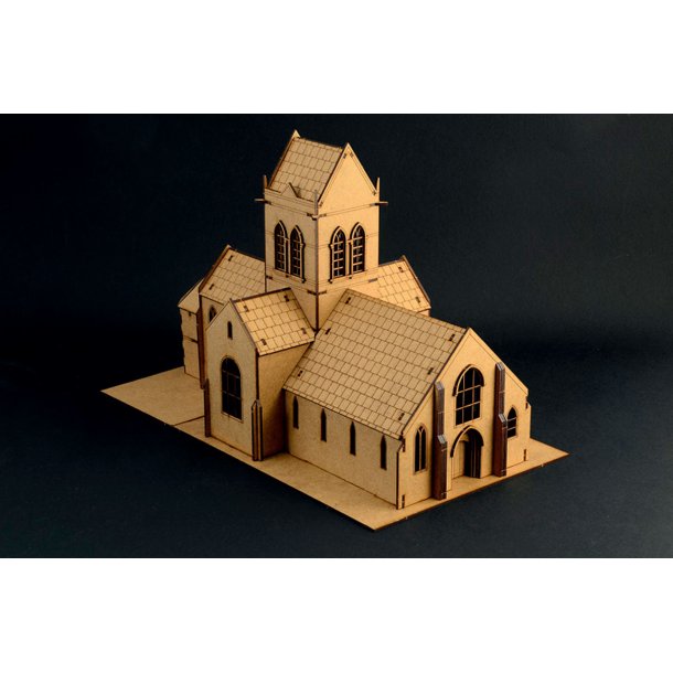 Italeri 1:72 Slaget vid Normandie Sainte-Mre-Eglise 6 juni 1944 - Slagets scen