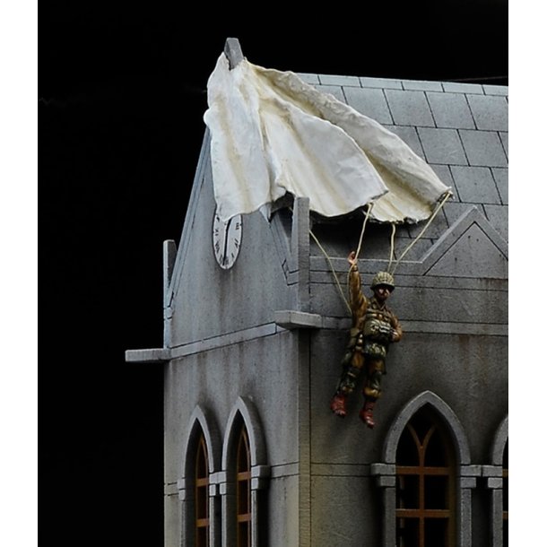 Italeri 1:72 Slaget vid Normandie Sainte-Mre-Eglise 6 juni 1944 - Slagets scen