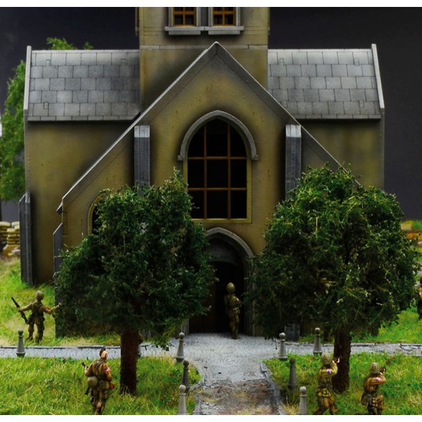 Italeri 1:72 Slaget vid Normandie Sainte-Mre-Eglise 6 juni 1944 - Slagets scen