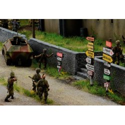Italeri 1:72 Slaget vid Normandie Sainte-Mre-Eglise 6 juni 1944 - Slagets scen