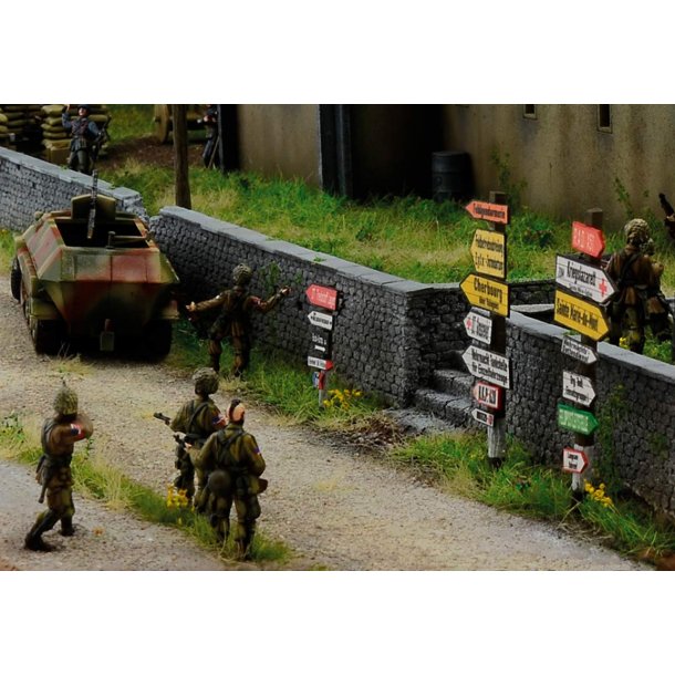 Italeri 1:72 Slaget vid Normandie Sainte-Mre-Eglise 6 juni 1944 - Slagets scen