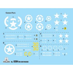 Italeri 1:35 M8 Greyhound - Modelkampvogn