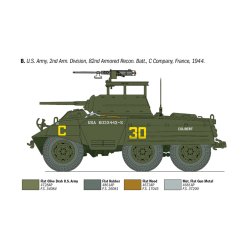 Italeri 1:35 M8 Greyhound - Modelkampvogn