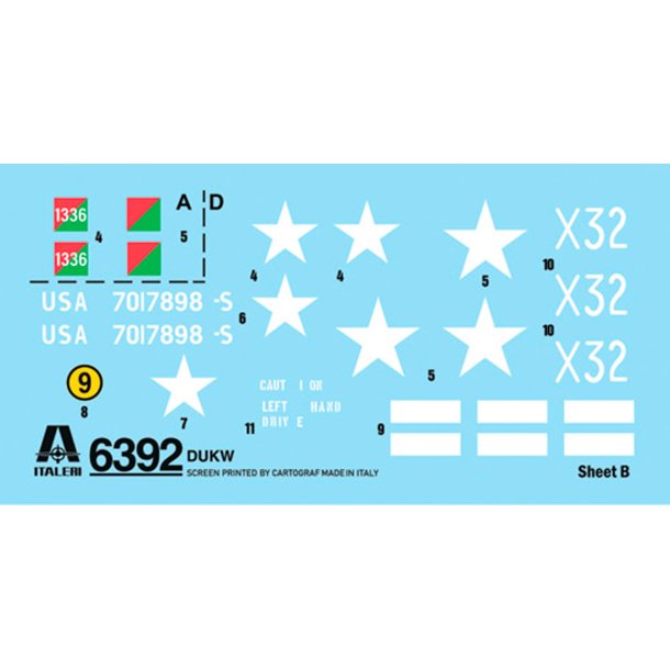 Italeri DUKW Amphibious Truck 1:35