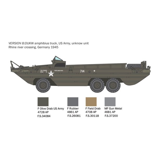 Italeri DUKW Amphibious Truck 1:35