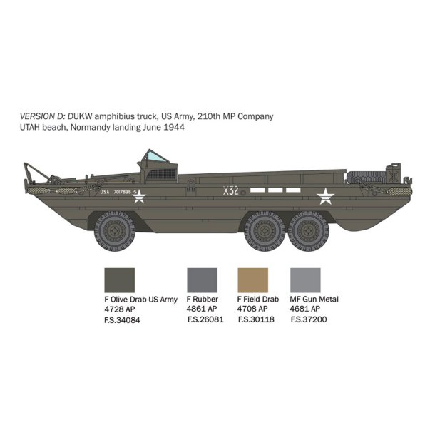 Italeri DUKW Amphibious Truck 1:35
