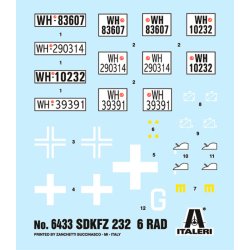 Italeri 1:35 Sd. Kfz. 232 6 Rad.- Modelbil