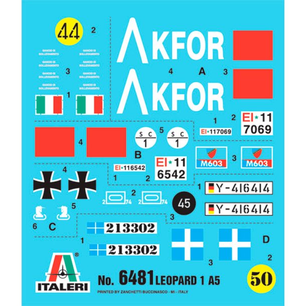 Italeri 1:35 Leopard 1 A5 - Modelkampvogn