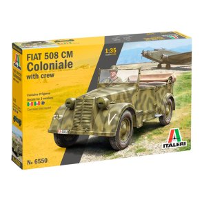 Italeri 1:35 Fiat 508 CM Coloniale m. bestning - Modelbil