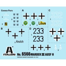 Italeri 1:35 Marder III Ausf. H Sd. Kfz.138 - Modelkampvogn