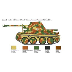 Italeri 1:35 Marder III Ausf. H Sd. Kfz.138 - Modelkampvogn