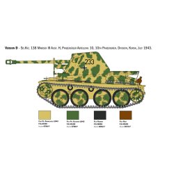 Italeri 1:35 Marder III Ausf. H Sd. Kfz.138 - Modelkampvogn