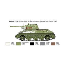 Italeri 1:35 T-34/76 Modell 1943 Premium Edition - Modell tank