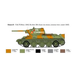 Italeri 1:35 T-34/76 Modell 1943 Premium Edition - Modell tank