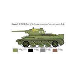 Italeri 1:35 T-34/76 Modell 1943 Premium Edition - Modell tank