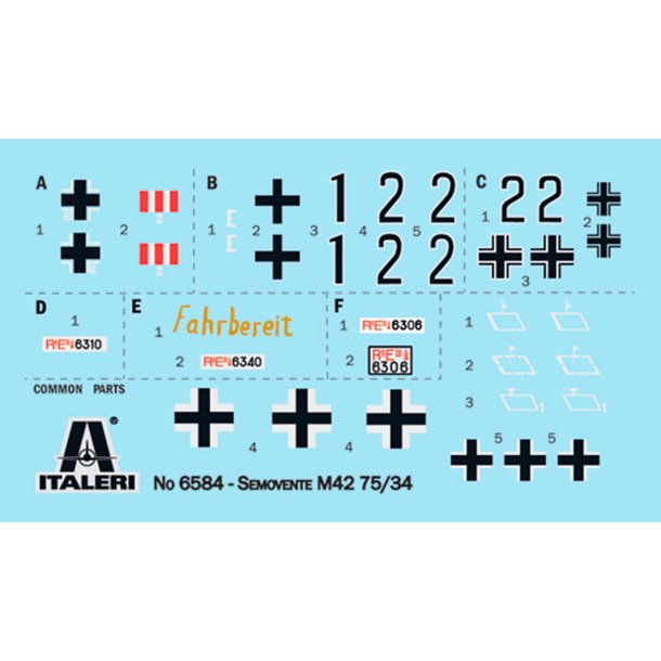 Italeri 1:35 Semovente M42 da 75/34- Modelkampvogn