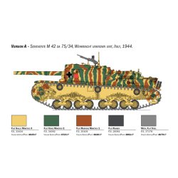 Italeri 1:35 Semovente M42 da 75/34- Modelkampvogn