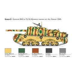 Italeri 1:35 Semovente M42 da 75/34- Modelkampvogn