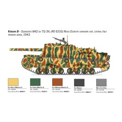 Italeri 1:35 Semovente M42 da 75/34- Modelkampvogn
